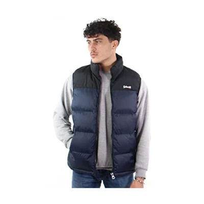 Abbildung von Schott Weste, Herren, Größe: Medium, Bleu marine