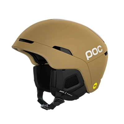 Abbildung von POC Obex MIPS Leichter Ski und Snowboardhelm für einen optimalen Schutz auf abseits der Piste, Aragonite Brown Matt, XS S (51 54cm)
