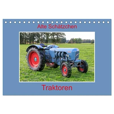 Abbildung von Alte Schätzchen Traktoren (Tischkalender 2025 DIN A5 quer), CALVENDO Monatskalender