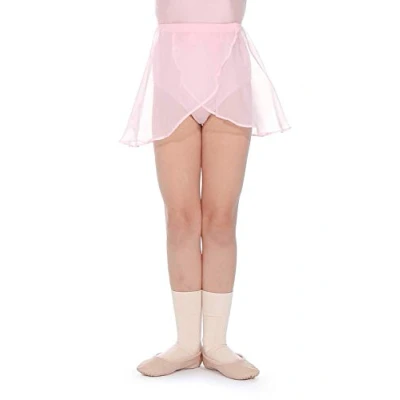 Abbildung von Roch Valley Ballett Wickelrock aus Georgette, Blassrosa