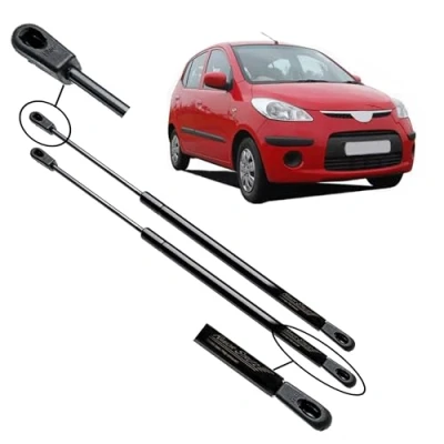 Abbildung von Ramor Strutz 2x Gasfeder Dämpfer Heckklappe Kompatibel mit Hyundai i10 2007 2013. Gasdruckfeder Heckklappendämpfer Ersatz für 817700X001 und Andere.