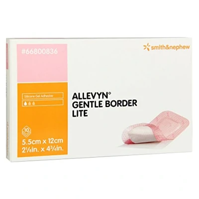 Abbildung von Allevyn Gentle Border Lite 5,5x12 cm Sch 10 St