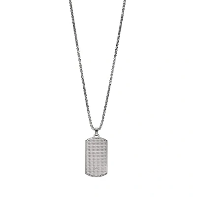 Abbildung von Emporio Armani Halskette silvercoloured, Herren, Größe: One Size, Silver coloured