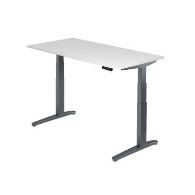 Abbildung von Hammerbacher Schreibtisch XBHM16 Weiß/Graphit