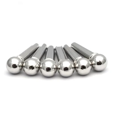 Abbildung von 6 Teile/satz Gitarre String Peg Nägel Metall Akustische Bridge Pins Pegs Folk Brücke End Ersatz Teile