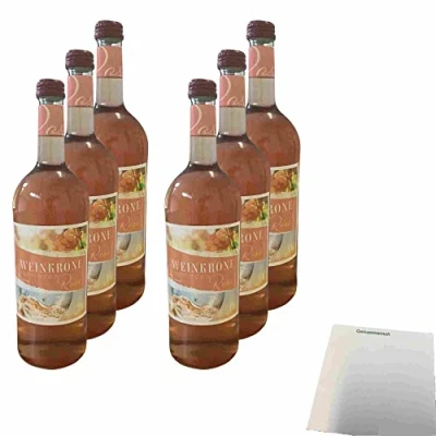 Abbildung von Weinkrone Spritzer Rosé mit 6% Vol 6er Pack (6x1l Flasche) + usy Block