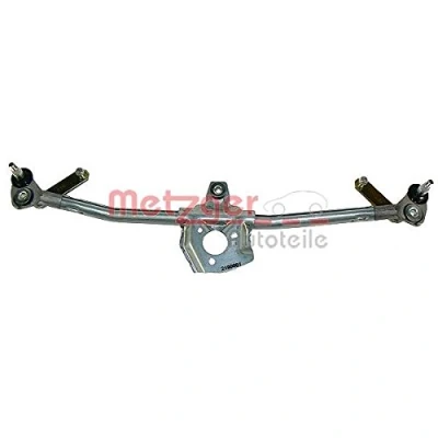 Abbildung von METZGER 2190001 Scheibenwischergestänge für Linkslenker vorne ohne Elektromotor ORIGINAL ERSATZTEIL VOLKSWAGEN: Golf 4 Variant, Schrägheck