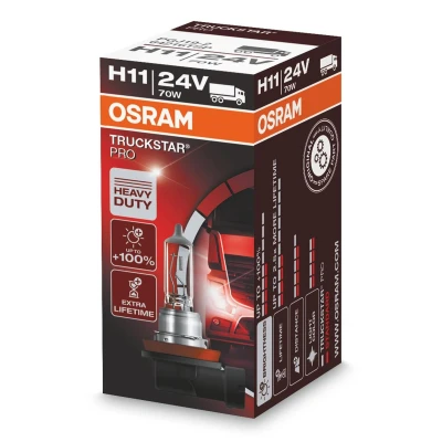 Abbildung von OSRAM 64216TSP Glühlampe, Fernscheinwerfer H11 24V 70W 3200K Halogen MERCEDES BENZ: ACTROS MP4