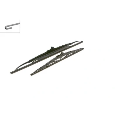 Abbildung von Scheibenwischer Bosch Twin Spoiler 3 397 118 427 Standard FORD: Ecosport Mk2, FIESTA 5, Fusion Kombi, SUBARU: Impreza II Limousine, Kombi