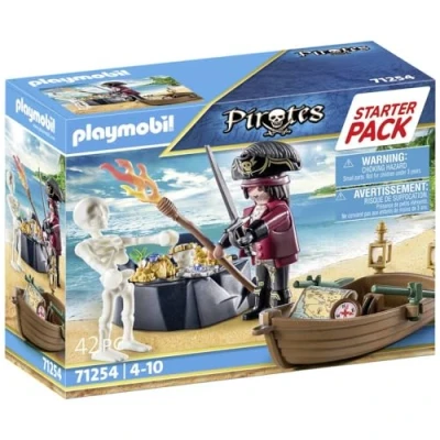 Abbildung von Playmobil Starter Packs Piraat MET Roeiboot Minispielzeug für Kinder, Größe: One Size, Multi coloured