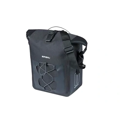 Abbildung von Einzelne Fahrradtasche Basil Navigator Waterproof M MIK 14 Liter X 24 34 Cm Schwarz