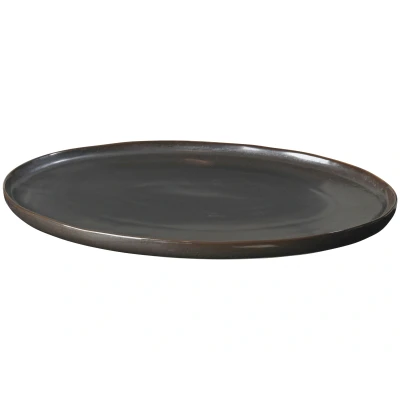 Abbildung von Broste Copenhagen ESRUM NIGHT Platte oval L 39 cm