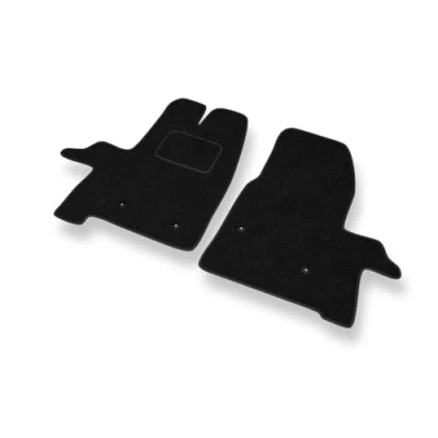 Abbildung von Mossa Fußmatten Auto kompatibel mit Ford Transit VIII (2013 ) schwarz Automatten Autoteppiche