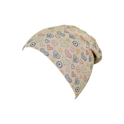 Abbildung von Sterntaler Baby Mädchen Mütze Beanie Herzen, beige, 49
