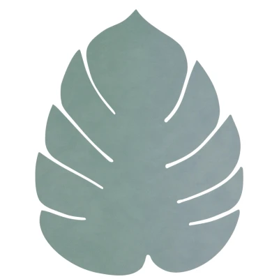 Abbildung von LIND DNA NUPO Tischset Monstera Leaf L pastel green 42x35