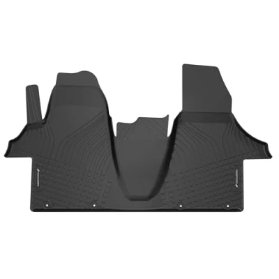 Abbildung von WALSER Premium Fussmatten Auto kompatibel mit VW Multivan T6.1 2019 Heute, 100% passgenaue Gummimatten Made in EU, robuste Fußmatten Auto,