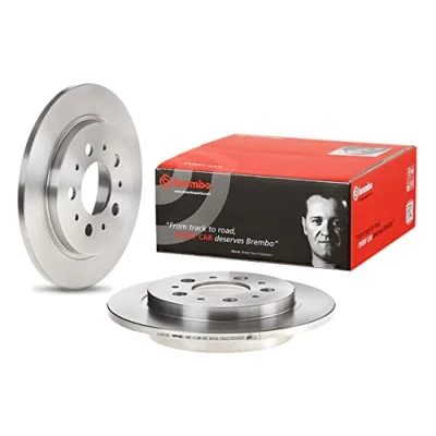 Abbildung von BREMBO Bremsscheibe VOLVO: 940 I Kombi, II 740 Kombi 265mm 10mm 5 voll 08.5288.10 Bremsscheiben, Scheibenbremsen
