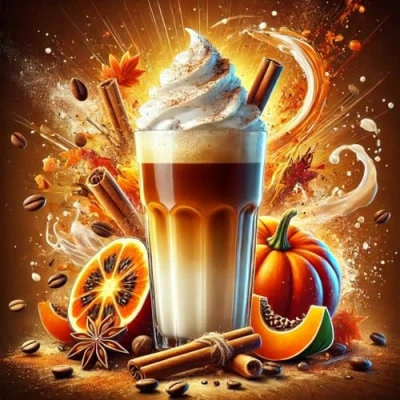 Abbildung von Pumpkin Spice Latte Aroma Konzentrat Vegan Sasami 10ml