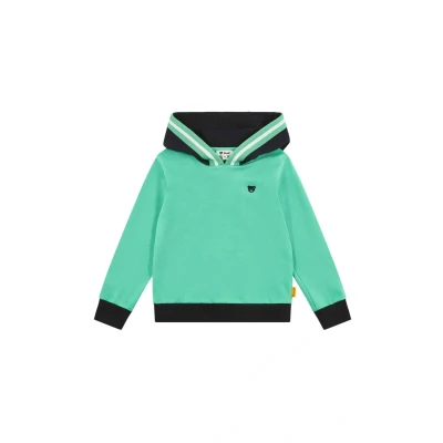Abbildung von Steiff TEAM Kapuzenpullover für Kinder, Größe: 92, Winter green