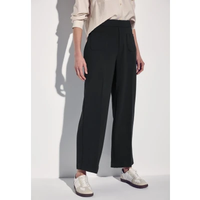 Abbildung von Street One Straight LEG Stoffhose, Damen, Größe: 36x28, Schwarz