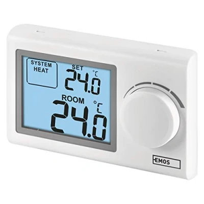 Abbildung von Emos P5604, Weiß, LCD, Wechselstrom/Batterie, AAA, 1,5 V, 230 V