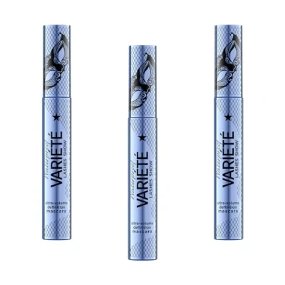 Abbildung von Eveline Cosmetics Variété Mascara Augen Make up Wasserdichte Wimperntusche für Volumen und Verlängerung