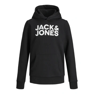 Abbildung von Jack &amp; Jones Junior Jjecorp LOGO HOOD PLAY Kapuzenpullover für Kinder, Größe: 176, Black