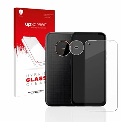Abbildung von upscreen Schutzglas für Gigaset GX6 (Display+Kamera) Schutzfolie, Glas Folie [Klar, 9H Panzerschutz, Anti Fingerprint]