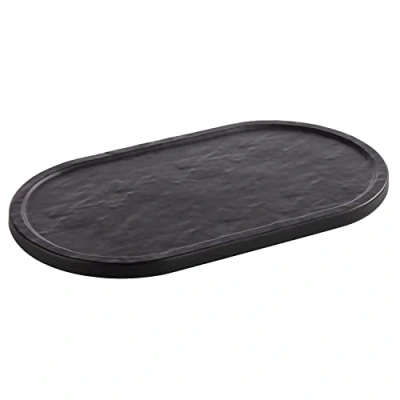 Abbildung von APS 85099 Tablett SLATE, Serviertablett, Melamin, schwarz, 28 x 15,5 1 cm, spülmaschinengeeignet