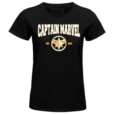 Abbildung von Marvel Damen womavlsts003 T Shirt, Schwarz, XXL