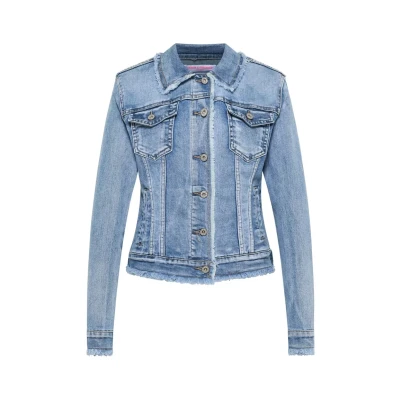 Abbildung von Frieda &amp; Freddies Petty Jeansjacke, Damen, Größe: XL, Light blue used