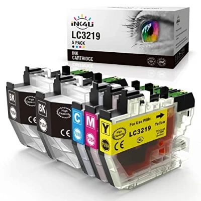 Abbildung von INK4U LC3219XL Patronen Kompatibel mit Brother LC3217 Druckerpatronen für MFC J5330DW J5335DW J5730DW J5930DW J6530DW J6930DW J6935DW(5er Pack)