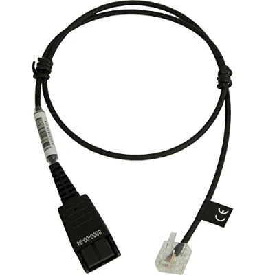 Abbildung von Jabra 8800 00 94 Anschlussskabel QD/Spezialstecker RJ45 Schwarz