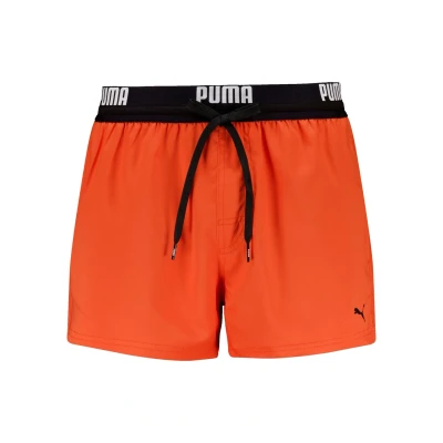 Abbildung von Puma SWIM MEN LOGO Length Shorts Badeshorts, Herren, Größe: Medium, Chili powder