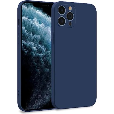Abbildung von MyGadget Hülle kompatibel mit iPhone 11 Pro Zweilagige Handyhülle Kameraschutz Cover Innenfutter &amp; Silikon außen Dunkelblau