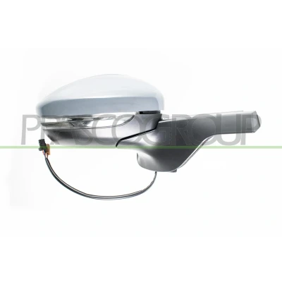 Abbildung von Außenspiegel Prasco CI3287323 mit Sensor rechts grundiert elektrisch beheizbar, konvex, ungetönt CITROËN: C3 III