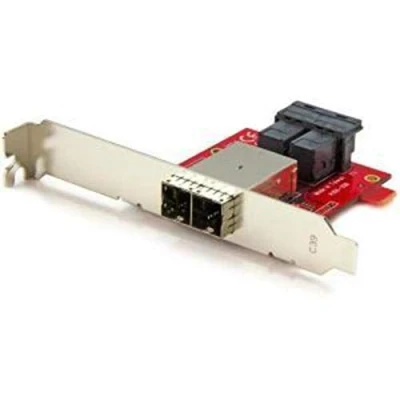 Abbildung von StarTech.com Mini SAS Adapter, Dual SFF 8643 auf 8644, Voll und Low Profile Slotblech, 12Gbit/s