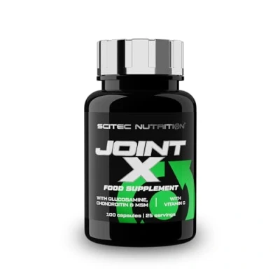 Abbildung von Scitec Nutrition Joint X, Nahrungsergänzungsmittel Kapseln mit Glucosaminsulfat, Gelatine, Chondroitinsufat, MSM, Vitamin C, 100