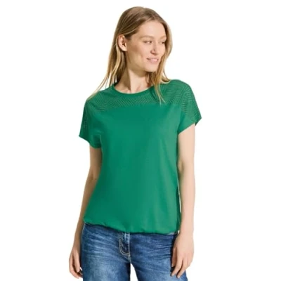 Abbildung von Cecil Tshirt print, Damen, Größe: Medium, Grün