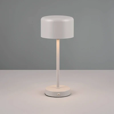 Abbildung von Reality Leuchten LED Akku Tischleuchte Jeff R59151177, Metall Ultimate Grau, inkl. 1.5 Watt LED, 4 fach Touch