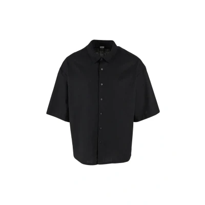 Abbildung von Urban Classics Herren Hemd Boxy Cotton Linen Shirt, Shirt für Männer, erhältlich, Größen S 5XL