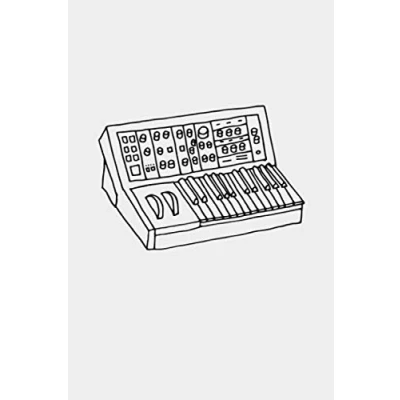 Abbildung von Synthesizer: Dot Grid Journal Notebook (6x9 inches) with 120 Pages