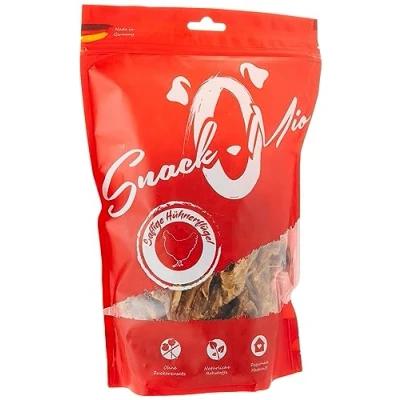 Abbildung von SnackOMio Premium Hundesnack saftige Hühnerflügel, getreidefrei, 1er Pack (1 x 500g)