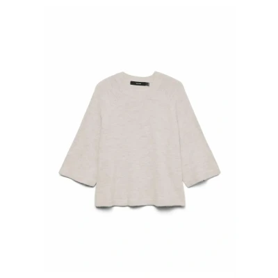 Abbildung von Vero Moda Strickpullover, Damen, Größe: Medium, Pumice stone
