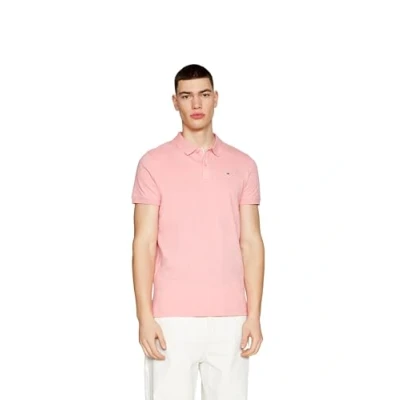 Abbildung von Tommy Jeans Placket Poloshirt, Herren, Größe: 3XL, Tickled pink