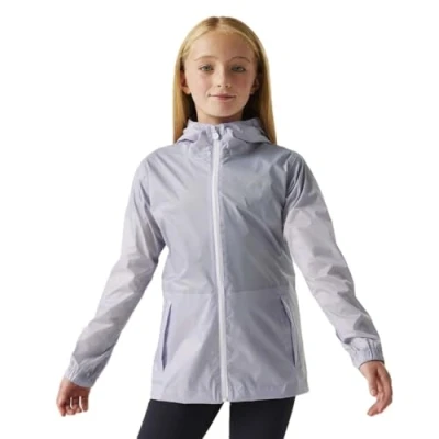 Abbildung von Kinder Wandern Jacke Wasserdicht. teal
