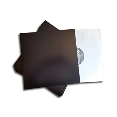 Abbildung von LP Schallplatten Cover schwarz Protected (25 Stück)