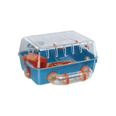 Abbildung von Ferplast Hamsterkäfig, COMBI 1 Nagerkäfig, Kleintierkäfig, Hamsterzubehör inklusive, 40 x 33 h 23 cm.