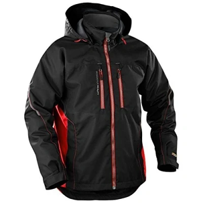 Abbildung von Blåkläder 48901977 Leichte Gefüttert Funktionsjacke Schwarz / Hoch Vis Rot XL