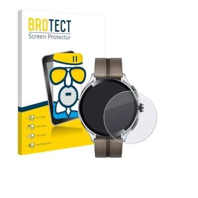 Abbildung von BROTECT Entspiegelungs Schutzglas für Xiaomi Watch 2 Pro Schutz Folie Panzerfolie Glas Matt [Extrem Kratzfest 9H, Anti Reflex, Fingerprint]